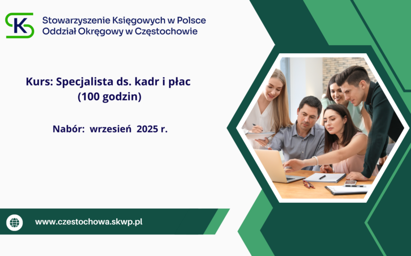 Wrzesień 2025- otwarte nabory   Specjalista ds. kadr i płac