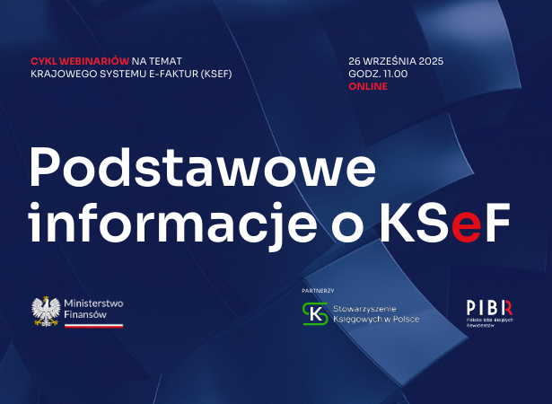 Podstawowe informacje o KSeF - webinarium online